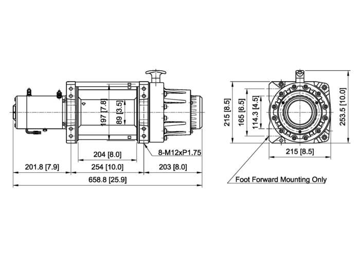 SEAL GEN2 16.5, 12V Winch