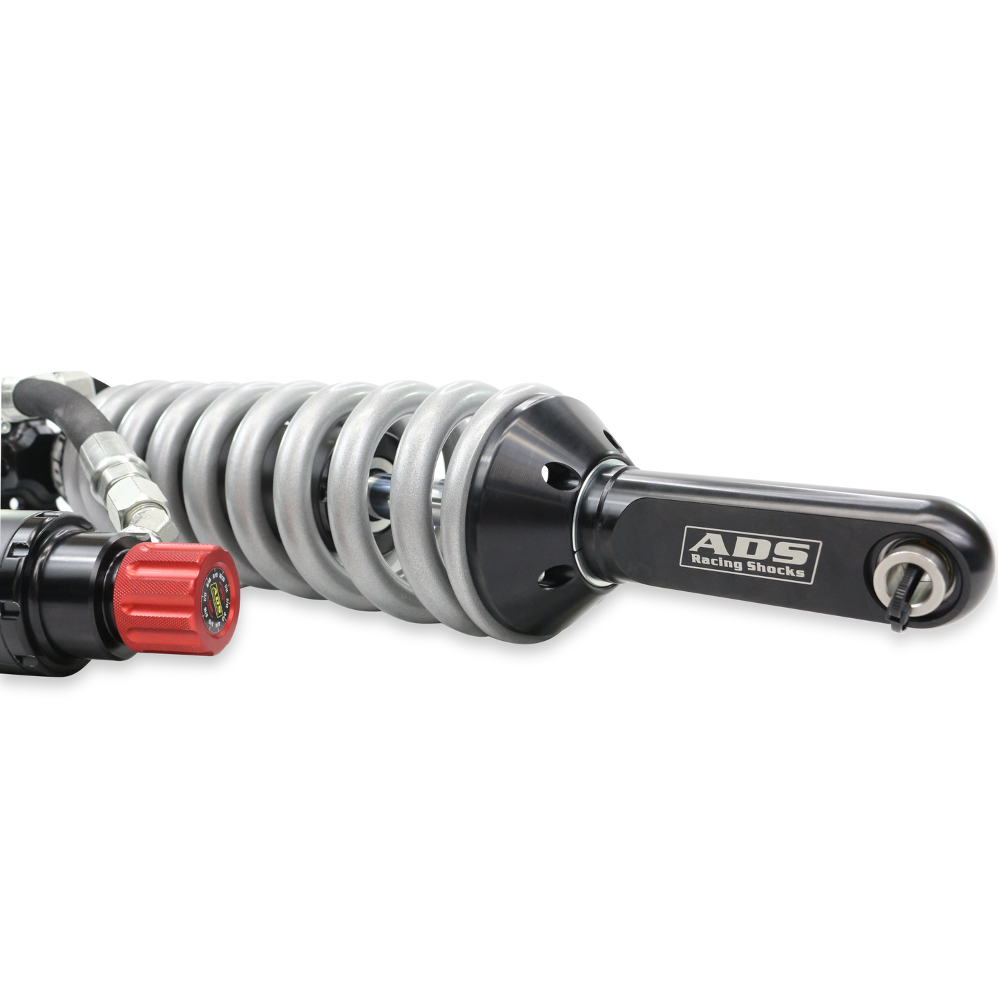 ADS Direct Fit - 2005-2023 Toyota Tacoma 4WD - 2.5 in. Front Shocks - Remote Reservoir - Black Cerakote (650 lb/in Spring Rate) - Adjustable