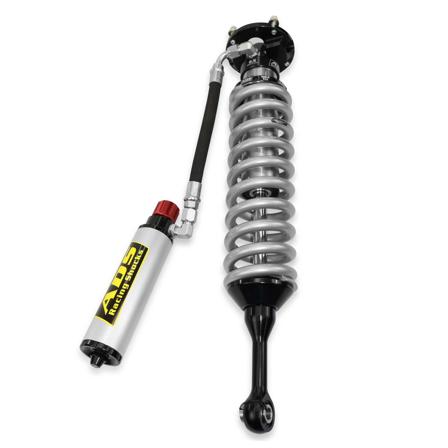 ADS Direct Fit - 2007-2021 Toyota Tundra 2WD/4WD - 2.5 in. Front Shocks - 4 in. Lift (Crew Max 4WD) - Remote Reservoir - Compression Adjuster