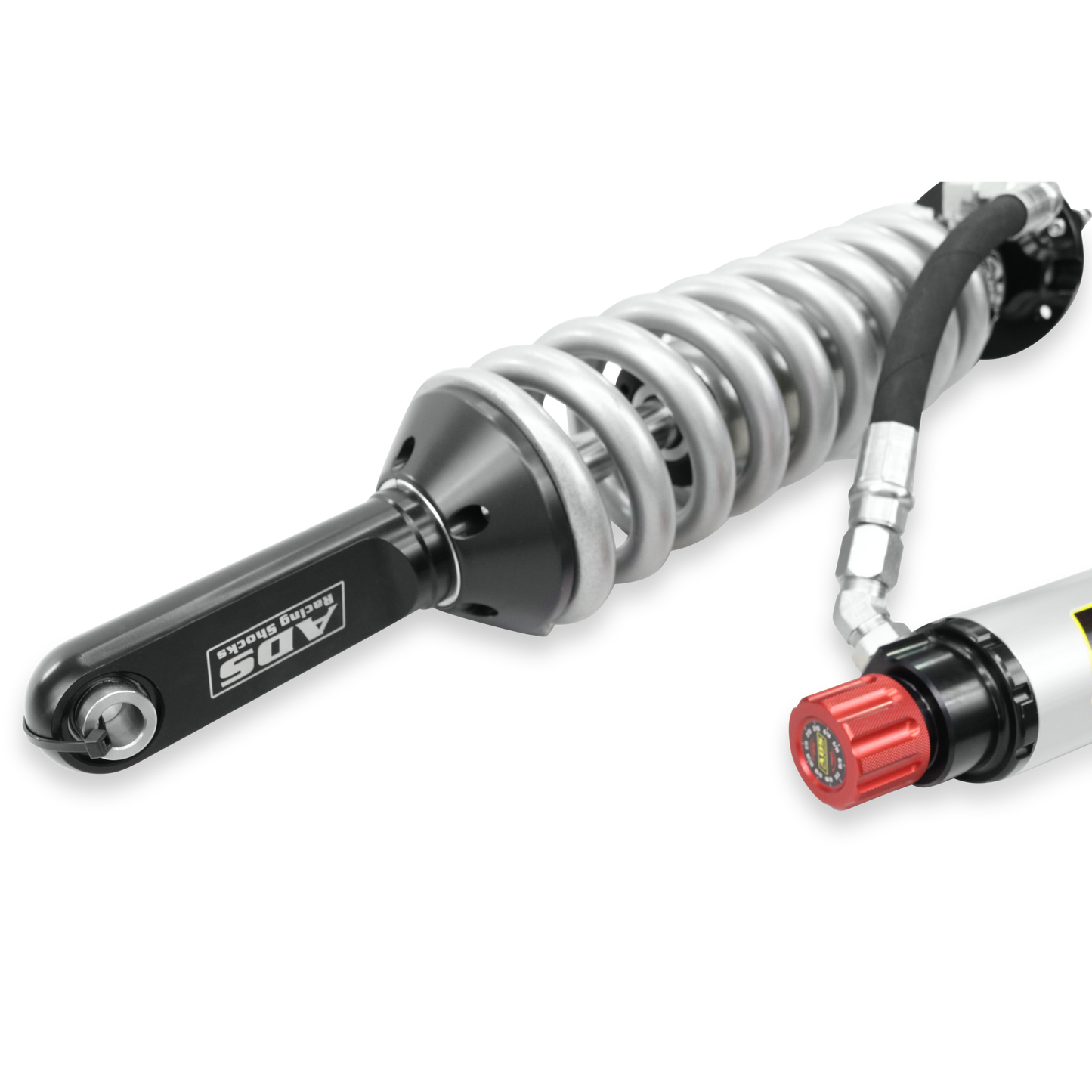 ADS Direct Fit - 2005-2023 Toyota Tacoma 4WD - 2.5 in. Front Shocks - Remote Reservoir - Compression Adjuster (650 lb/in Spring Rate) - Adjustable