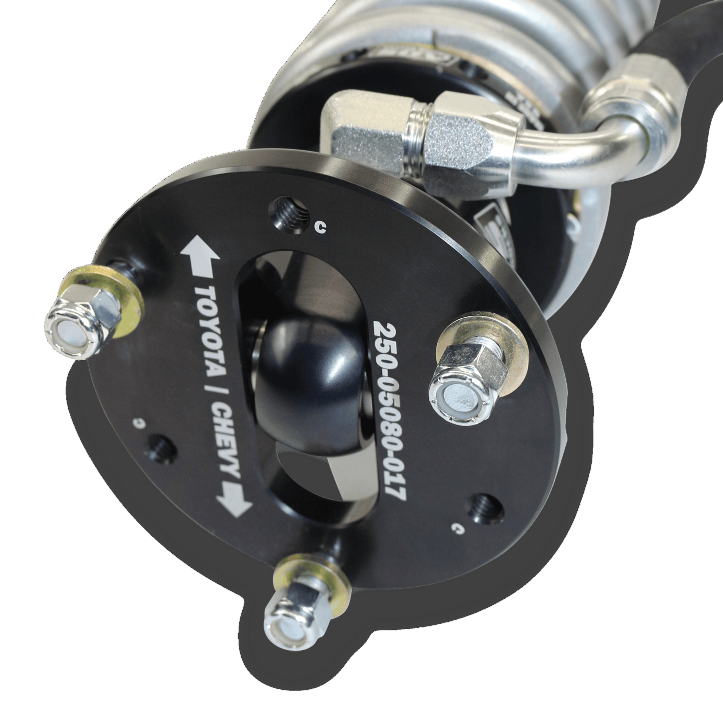 ADS Direct Fit - 1996-2004 Toyota Tacoma 6-Lug - 2.5 in. Front Shocks - Remote Reservoir - 600 lb. Spring Rate