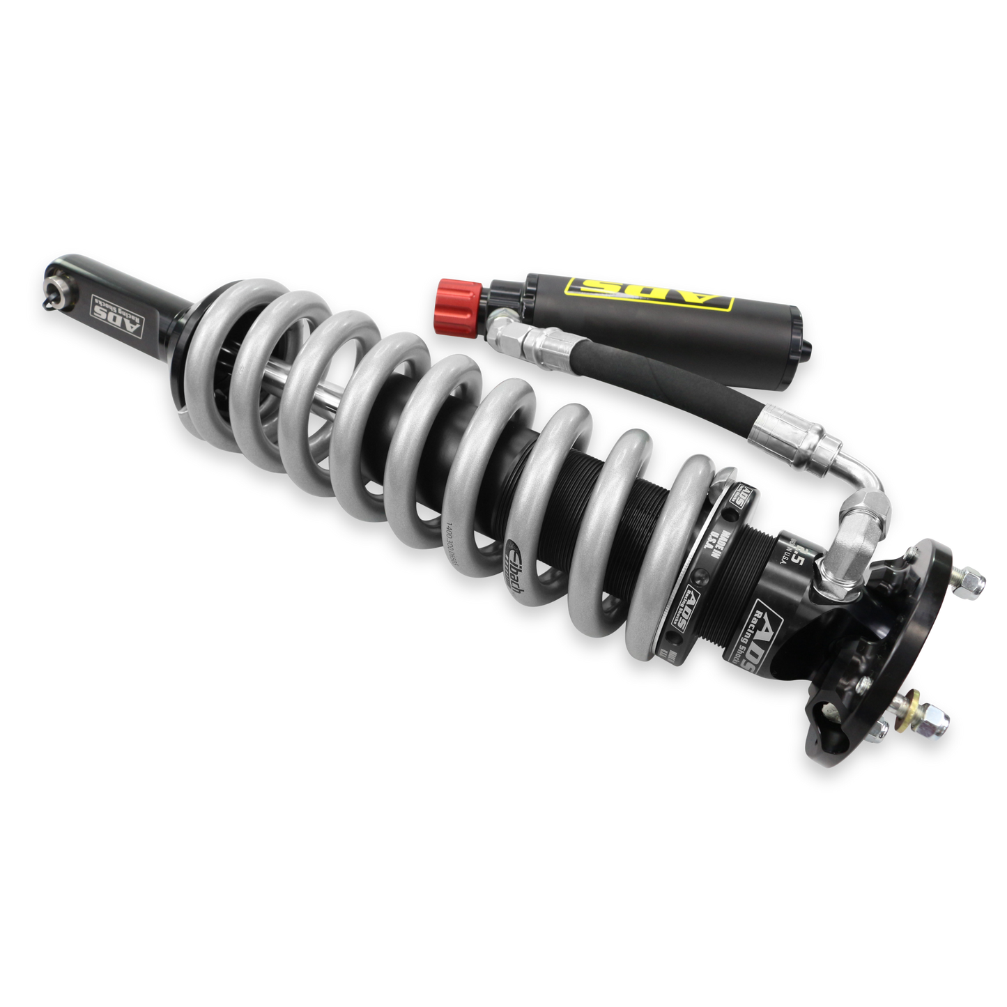 ADS Direct Fit - 2005-2023 Toyota Tacoma 4WD - 2.5 in. Front Shocks - Remote Reservoir - Black Cerakote (650 lb/in Spring Rate) - Adjustable