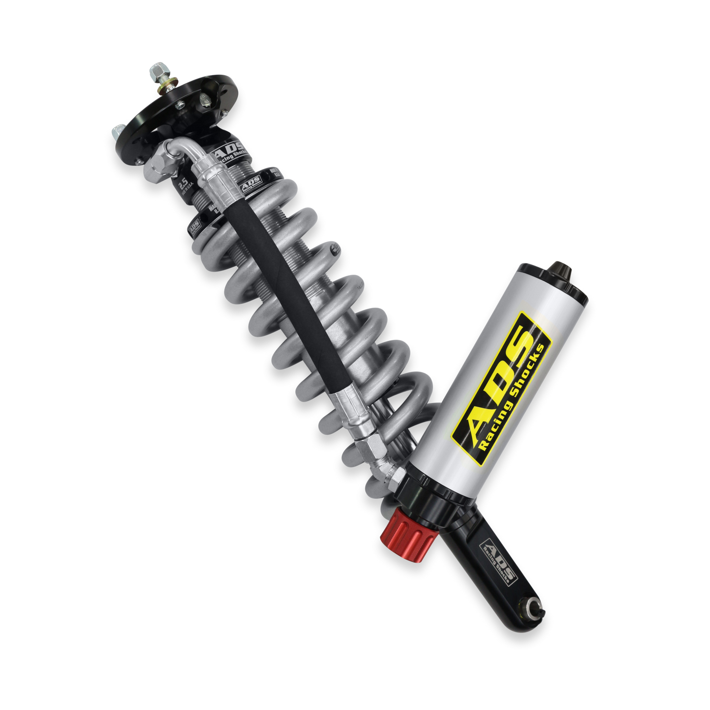 ADS Direct Fit - 2005-2023 Toyota Tacoma 4WD - 2.5 in. Front Shocks - Remote Reservoir - Compression Adjuster (650 lb/in Spring Rate) - Adjustable