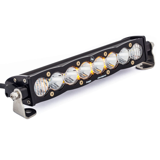 S8 Straight LED Light Bar -Driving/Combo Clear 10"