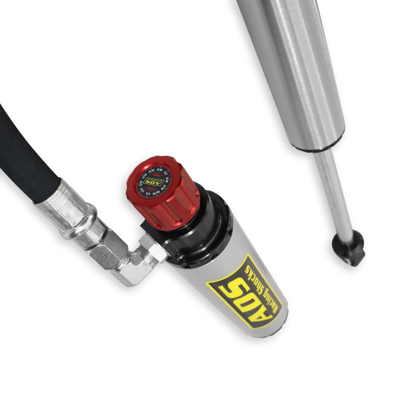 ADS Direct Fit - 1999-2006 Toyota Tundra 2WD/4WD - 2.5 in. Rear Shocks - Remote Reservoir - Compression Adjuster - For Use with Full Leaf Pack Replacement 2-3 in. Lift