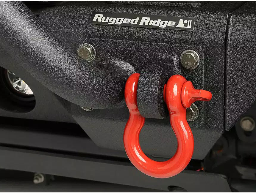 D-Ring Shackle, 3/4-Inch, Red