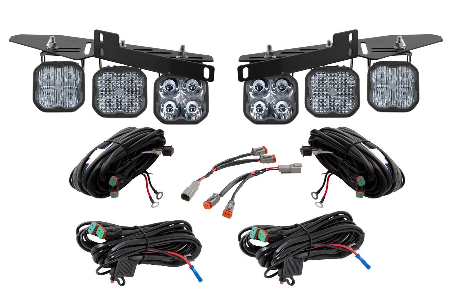 2017 Raptor Fog Base Bracket Pair Diode Dynamics