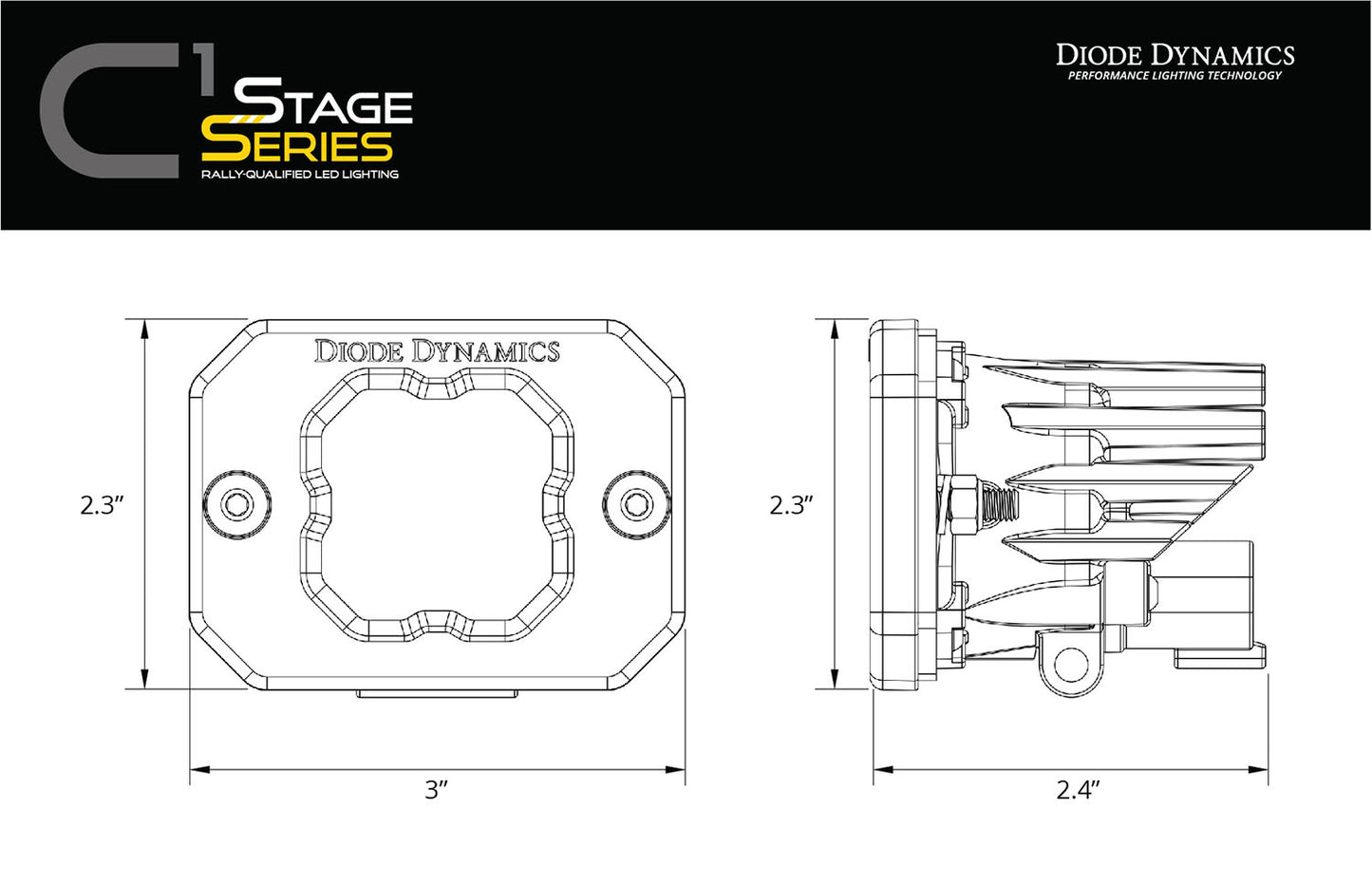Stage Series C1 LED Pod Pro Flush