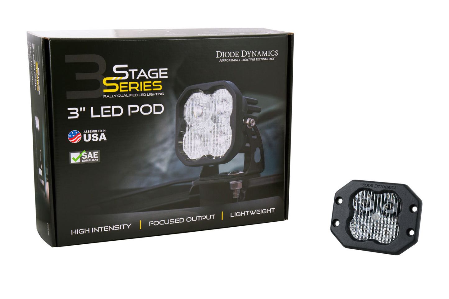 SS3 LED Light Pod Sport Flush Mount with Backlight