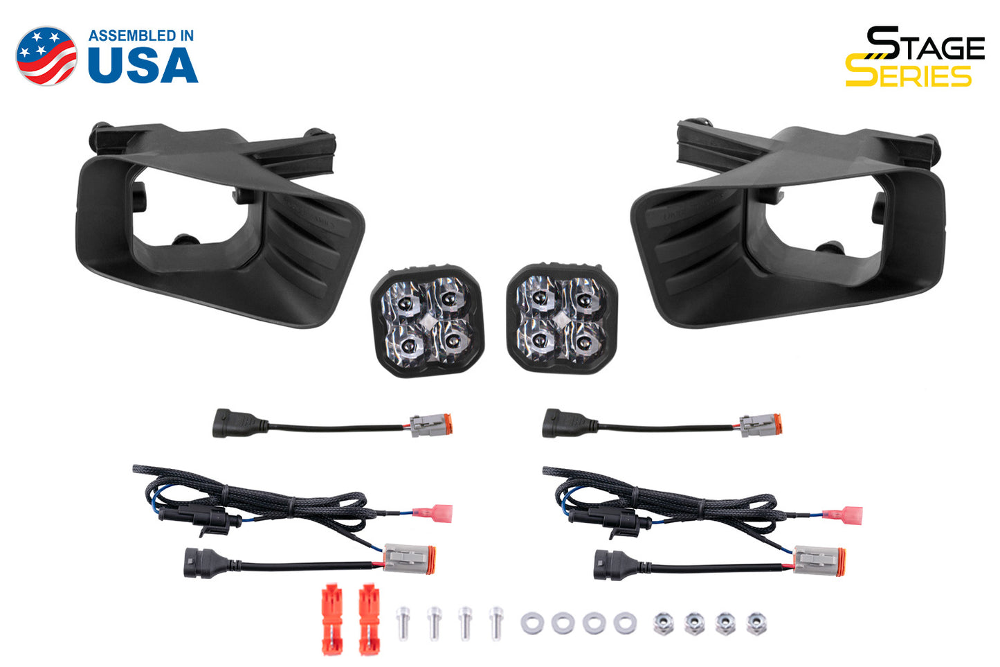 SS3 LED Fog Light Kit for 2009-2012 Ram 1500 SAE Fog with Backlight
