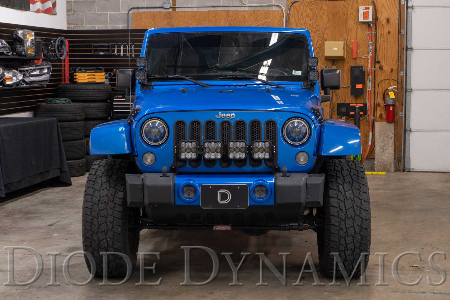 Jeep JK SS5 4-Pod CrossLink Grille Lightbar Kit