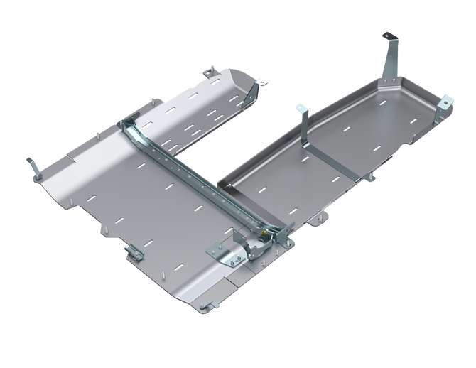 JLU T-Case/Fuel Skid/ DPF Only - 4 Door 3.0L Diesel Aluminum Artec Industries