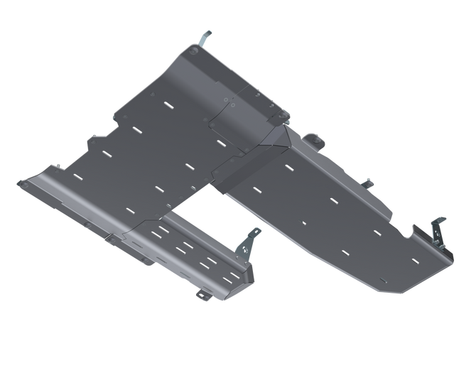 JLU T-Case/Fuel Skid/ DPF Only - 4 Door 3.0L Diesel Aluminum Artec Industries