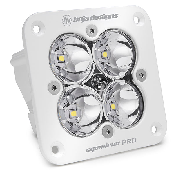 Squadron Pro White Flush Mount LED Auxiliary Light Pod