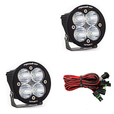 Squadron-R Sport Black LED Auxiliary Light Pod Pair