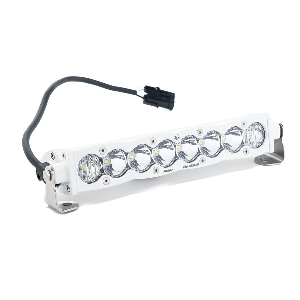 S8 White Straight LED Light Bar - Universal