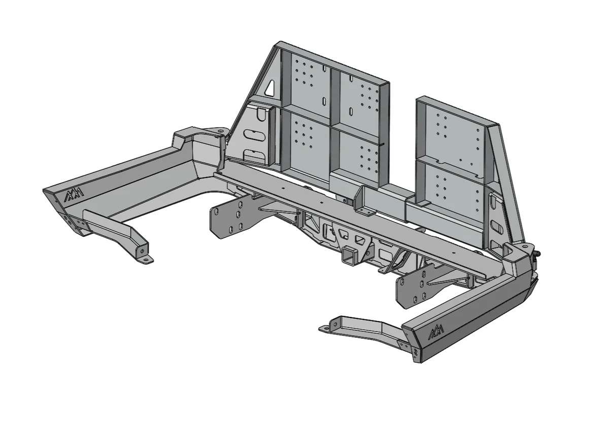 Toyota Tacoma 3rd Gen (2016-2023) Hi-Lite High Clearance Dual Swing Out Rear Bumper