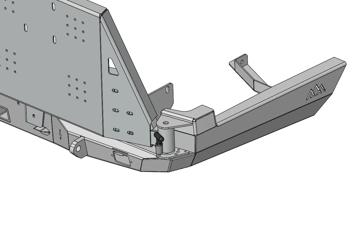 Toyota Tacoma 3rd Gen (2016-2023) Hi-Lite High Clearance Dual Swing Out Rear Bumper