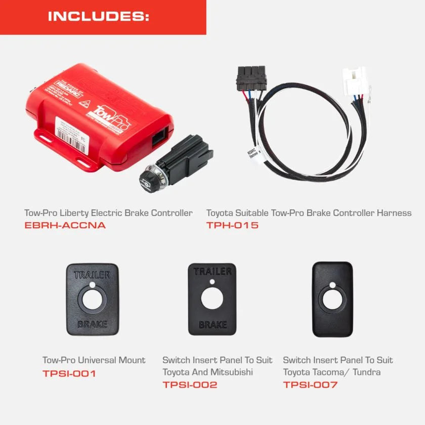 REDARC TUNDRA / TACOMA BRAKE CONTROLLER KIT