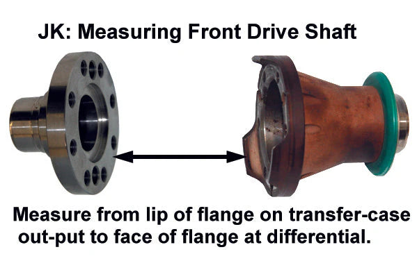 JK Front Drive Shaft, 1350